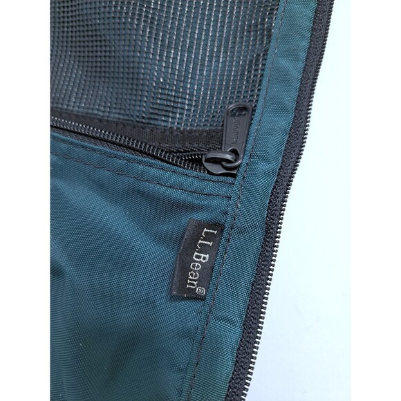 LL Bean Personal Travel Bag Vintage Toiletry Organizer Hanging Shower Black - Picture 10 of 11